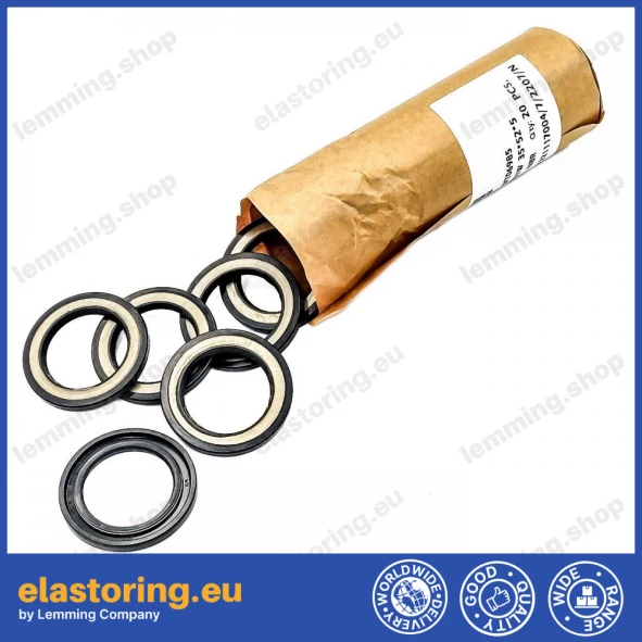 High pressure oil seal 35x52x5 NS01W NBR [BAHD]